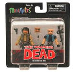 Walking Dead Minimates Série 4 Pack 2 Figurine Bruce & Gouverneur Diamond Select