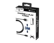 Subsonic Câble De Recharge Usb C Xxl De 3 Mètres Pour Manette Dual Sense Ps5 / Playstation 5