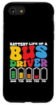 Coque pour iPhone SE (2020) / 7 / 8 Batterie drôle de conducteur de bus scolaire, bus public, bus