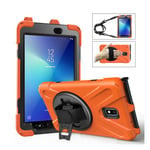 Samsung Galaxy Tab Active 2 X-Shape kombinationsfodral - Orange