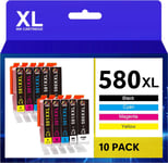 PGI-580 CLI-581 XXL Cartouches d'encre compatibles avec Canon PIXMA TS6350 TS8350 TR8550 TS705 TS6150 TR7550 TR8500 TS8251