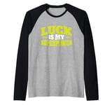 Luck is my Superpower Game Night Raglan Baseball Tee