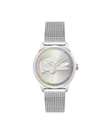 Lacoste Analogue Quartz Watch for Women with Silver Stainless Steel mesh Bracelet - 2001259