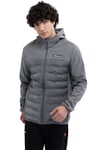 Ellesse Veste zippée Cassiano pour homme, gris foncé, taille XS