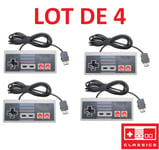 4 X Manette pour Nintendo NES Classic Mini - 1,8 mètre