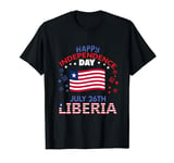 Liberia 177th Independence Day Liberian Pride Liberia Flag T-Shirt