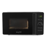 Salter 20L Digital Microwave 60-Min Timer 27cm Glass Turntable LED Display Kuro