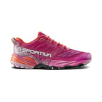 La Sportiva Akasha II - Chaussures trail femme Springtime / Cherry Tomato 38.5