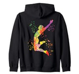 Long Jumper Colorsplash Long Jumping Kids Long Jump Zip Hoodie