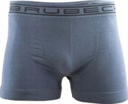 Brubeck Bx00501a Classic Men's Boxer Shorts Comfort Cotton Steel M