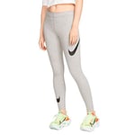 Nike W NSW Legasee Lggng Swoosh Sport Trousers - Dark Grey Heather/(Black), Large