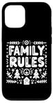 iPhone 12/12 Pro Family Rules: Love, Laugh, and Support Each Other Daily Case