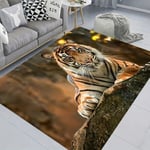 (3-60x90cm 24x36 tuumaa) 3D-tulostus Tiger Pattern Olohuone Matto Sohvapöytä Suurikokoinen Matot Keittiö Ovimatto Keittiö Eteinen Parveke matot