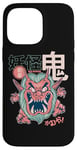 Coque pour iPhone 14 Pro Max Yokai Red Demon Oni Manga Japonais Mythique Horreur