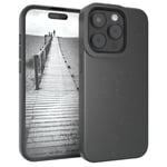 For Apple iPhone 15 Pro Organic Protective Cover Environment Phone Case Black