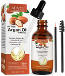 Pure Argan Oil for Hair, Face & Skin - Cold Pressed, 60ml, Frizz Control