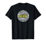 Leeds United white typography football T-Shirt