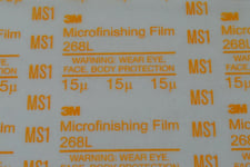 5 Sheets 15 Micron 3M PSA Adhesive Backed Micro Finishing Film (Scary Sharp)