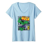 Marvel Hulk The Strongest of All T-Shirt avec Col en V