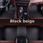 (Musta beige) Auton lattiamatot Mercedes-Benz Clase E Coupe C207 C238 Auto Foot Coche Tarvikkeet Matot