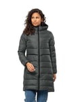 Jack Wolfskin Women's Lenauplatz Coat W, Slate Green, M