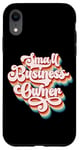 iPhone XR Small Business Owner Bold Retro Typography Case