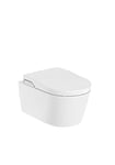 Roca, INSPIRA,In-Wash® avec In-tank® - Smart toilet suspendu Rimless avec réservoir intégré, couvercle et siège, nécessite prise réseau, blanc, 385 mm x 585 mm x 480 mm, A803094001