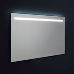 MIROIR AVEC BANDE LED SUPÉRIEURE RÉTROÉCLAIRÉ 120X70 CM