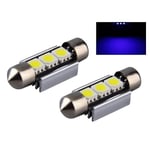 C5W Canbus 39mm blå Led spollampor SV8.5 39mm Blå 2-pack