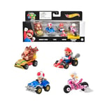 Hot Wheels Mario Kart 4 Pack - The Super Mario Bros. Movie From Japan Figure FS