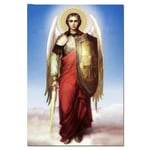 KKMMZ Home Art Icon of The Archangel Diamond Embroidery Full Round Cross Stitch Diamond Painting 3D Picture Wall Decor Gift,-30X40cm