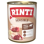 Ekonomipack: RINTI Sensible 24 x 800 g - Lamm & ris