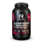 Reflex Nutrition Clear Whey Isolate Protein Powder - 20g of Protein, Low Sugar, Low Fat - Muscle Growth & Hydration - Light and Refreshing - Fruit Juice Style Flavours (Raspberry, 1.2kg, 34 Servings)