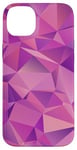 Coque pour iPhone 14 Plus Simple Abstrait Violet Abstrait Triangle