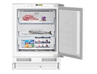Beko BSF4682 Beko Bsf4682 Built-In 94L Undercounter Integrated Freezer With Fast Freeze - White
