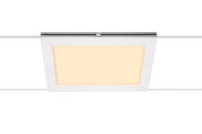 SLV Wire System PLYTTA Rectangular, LED spot, Spotlight, Ceiling, Indoor Lighting / 2700K 9.8W 750lm White 120 Degrees, 9.8 W