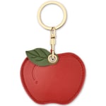 AXFEE Airtag Porte Clé, Mignon PU Étuis pour Apple AirTag, Portable Key Finder pour Clés Enfants Animaux de Compagnie, [ Porte- Clés Contrôle d'Accès] (Airtag Non Inclus) (Pomme)