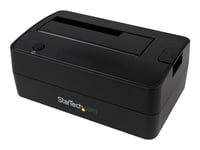 Startech.Com Usb 3.1 (10Gbps) Single-Bay Dock For 2.5"/3.5" Sata Ssd/Hdd - Usb 3.1 Hard Drive Docking Station With Uasp (Sdocku313) - Diskkontroller - 2.5", 3.5" - Usb 3.1 (Gen 2) - Svart