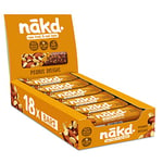 Nakd Peanut Delight Natural Fruit & Nut Bars - Vegan - Healthy Snack - Gluten Free - 35g x 18 bars