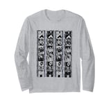 Bruce Lee Negative Film Strips Vintage Long Sleeve T-Shirt