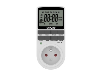 Savio AE-03, Dag-/veckotimer, Vit, Digital, LCD, Knappar, 230 V