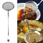 New Skimmer Stainless Steel Vegetable Residue Oil Mesh Colander Strainer