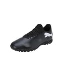 Puma Men Future 7 Play Tt Soccer Shoes, Puma Black-Puma White, 43 EU