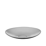 Orrefors - Pond Plate Grey Ø 36,5 cm - Uppläggningsfat - Ingegerd Råman - Transparent