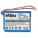 vhbw Batterie compatible avec Sony PSP E1008, E1004, E1002, E1000, E1003 console de jeux (1000mAh, 3,7V, Li-ion) - Remplacement pour 4-285-985-01