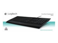 Logitech Corded K280e - Clavier - USB - Suisse