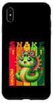 Coque pour iPhone XS Max Nouvel An chinois du serpent vert 2025 Zodiaque Lunaire