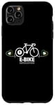 Coque pour iPhone 11 Pro Max E-Bike Rider, vélo électrique, mode de déplacement vélos