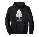 I Am Dracula - Bram Stoker Vampire Halloween Quote Pullover Hoodie