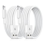 iPhone Charging Cable 2M, iPhone 14 Charger Lead Long, USB A to Lightning Cable 6ft Original iPhone Fast Charger Wire for Apple iPhone 14 Pro/14 Pro Max/13/12/11/X/6 Plus/5S/mini/SE iPad/iPad Air 2